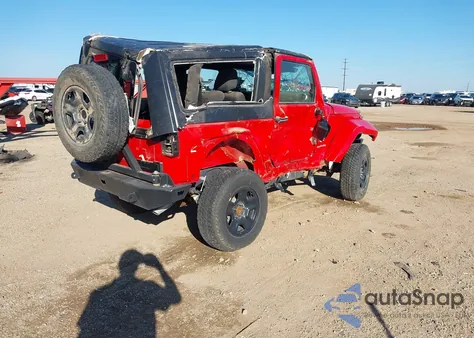 2012 Jeep Wrangler Sahara из США, поврежденный, VIN 1C4AJWBG7CL195807